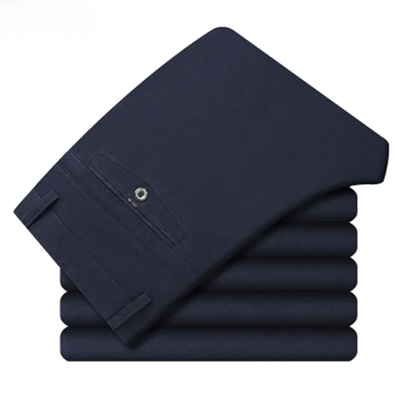 

New Casual Pants for Middle-Aged And ly Men Thin Loose Straight Leg West Pants Summer Clothes for Fathers