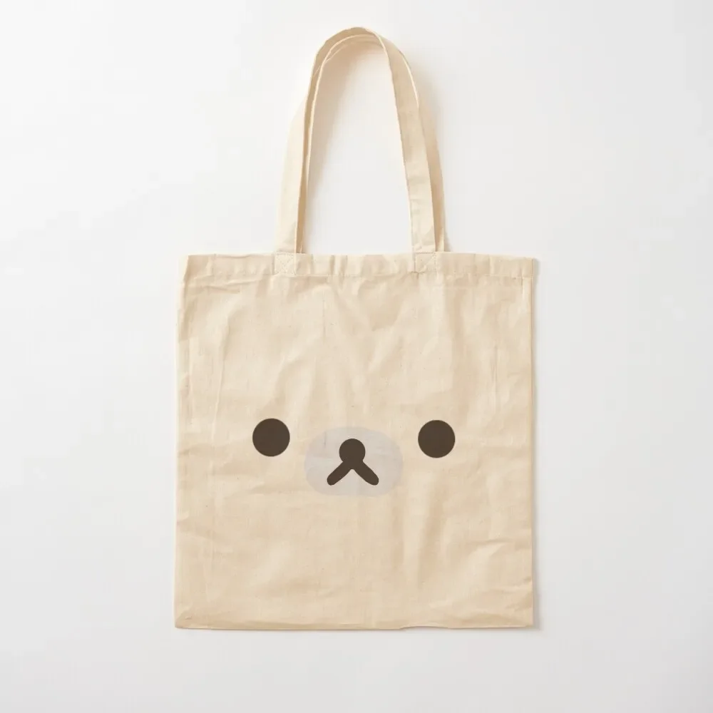 

Rilakkuma Bear Face Tote Bag Cloth bags eco pack shopping cart bags Tote Bag