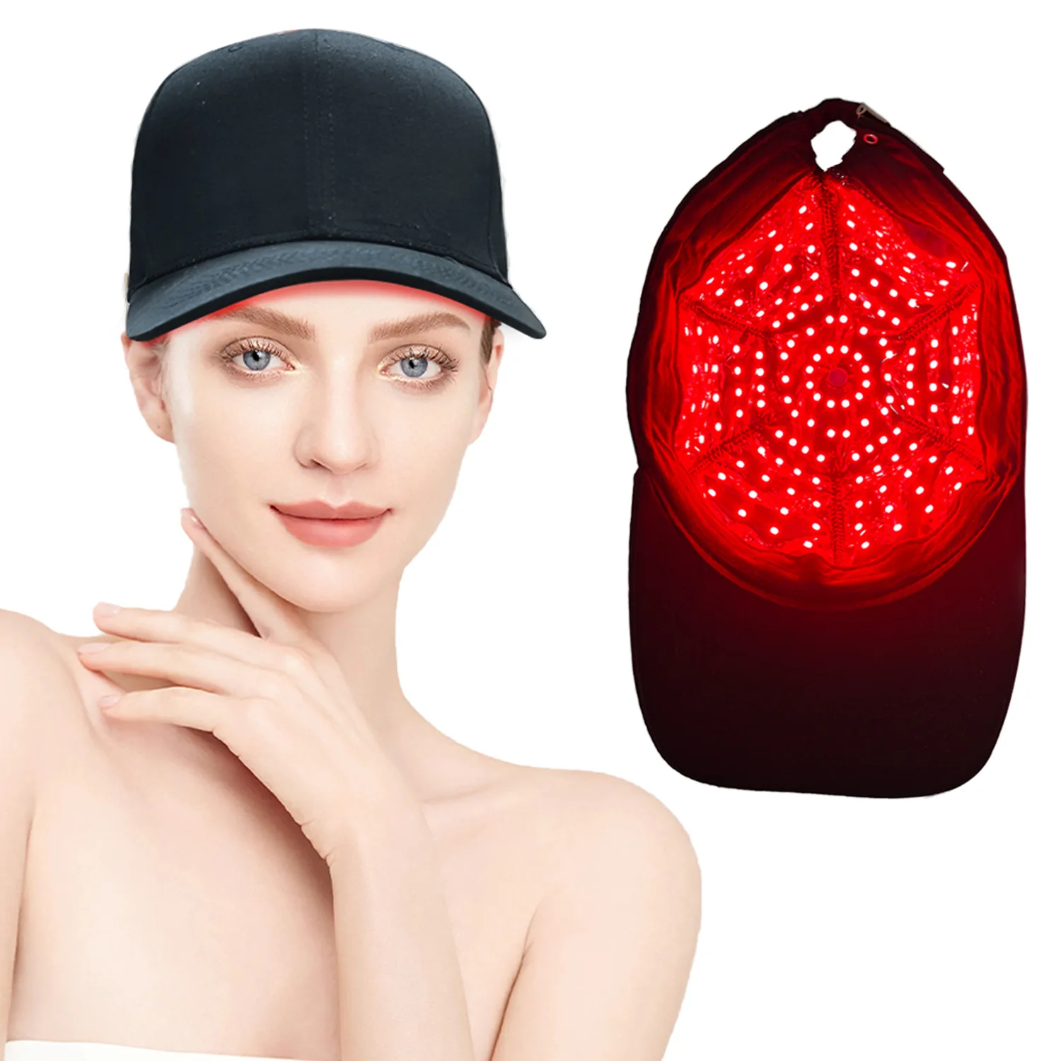

Z Wireless Red Light Therapy Heating Hat Hair Care Head Relief Functional Head Care Tool