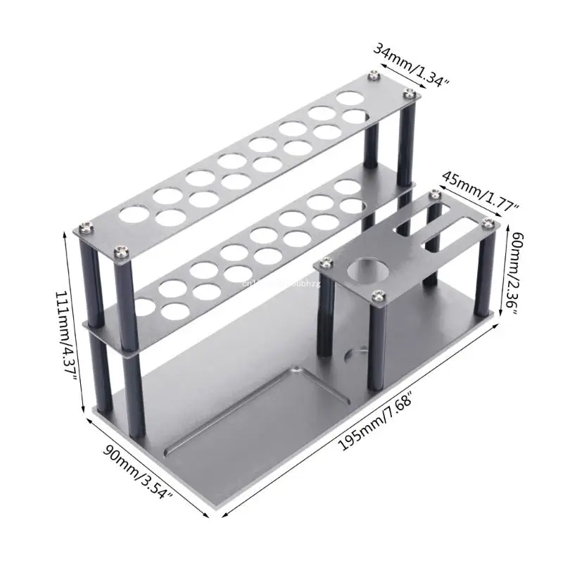 Metal Screwdriver Organizer Storage Rack Screw Driver RC Tools Holder Stand Screw Tray Organizer Tools Screwdriver Rack