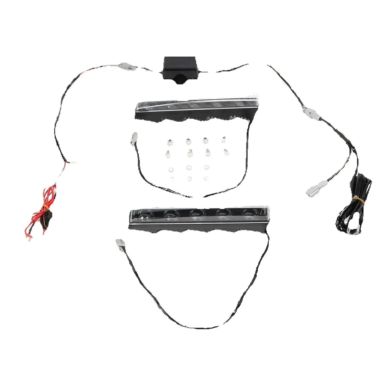 

W463 LED Daytime Running Lights FOR Mercedes Benz G-Class 2002-2018 OE A4638200456 Fog Lamp Black Car Accessories