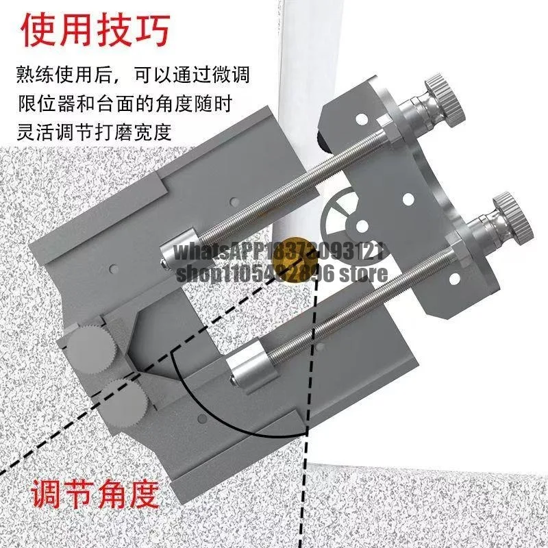 Taichung basin slotting positioner quartz stone countertop slotting installation roller limiter