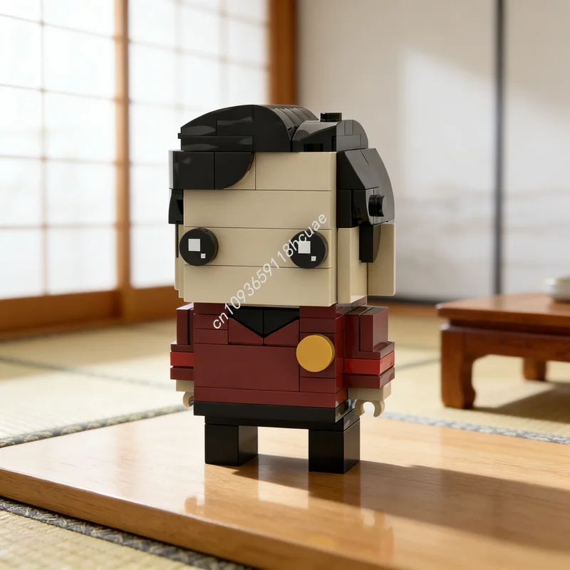 

Набор строительных блоков MOC Lt Montgomery Scott Brickheadz, 133 детали, архитектурная модель, креативный подарок на Рождество, развивающая игрушка, конструктор