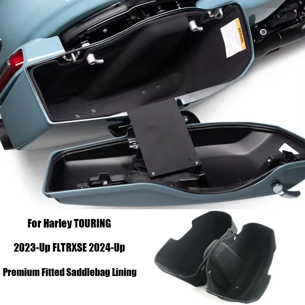 For TOURING Motorcycle Premium Fitted Saddlebag Lining 2023-Up FLTRXSE 2024-Up FLTRX FLTRXSTSE Touring Road Glide CVO 2023-2024