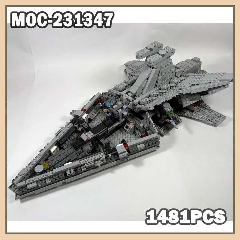 MOC-231347 Space War Building Blocks Famous Film Series Buran Space Plane Aviation Gift Puzzle Blocks Set Educational Toys 1481P