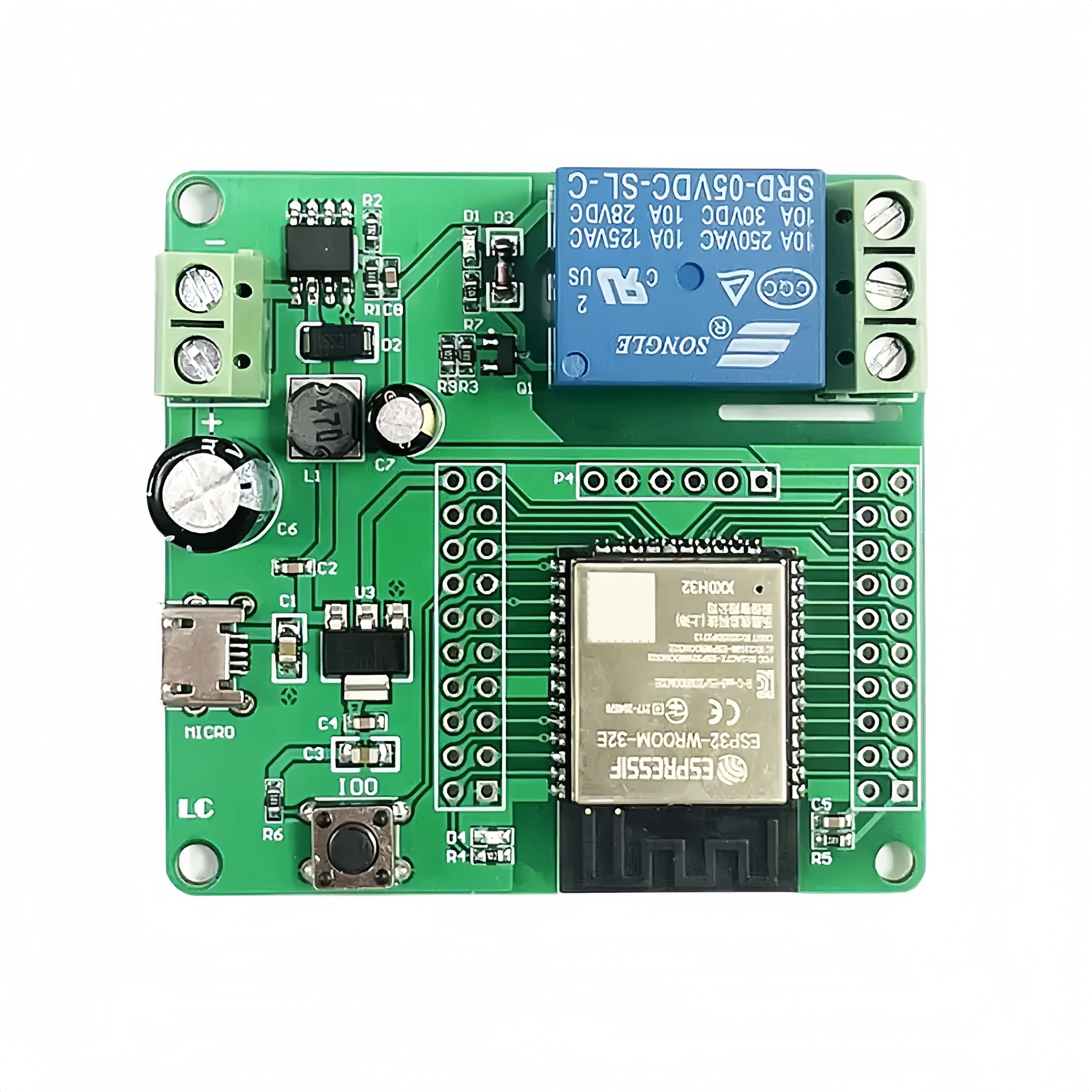 ESP32-WROOM Development Board Single Relay Module DC7-60V Suitable for ESP32 Secondary Development Smart Home Wireless Control