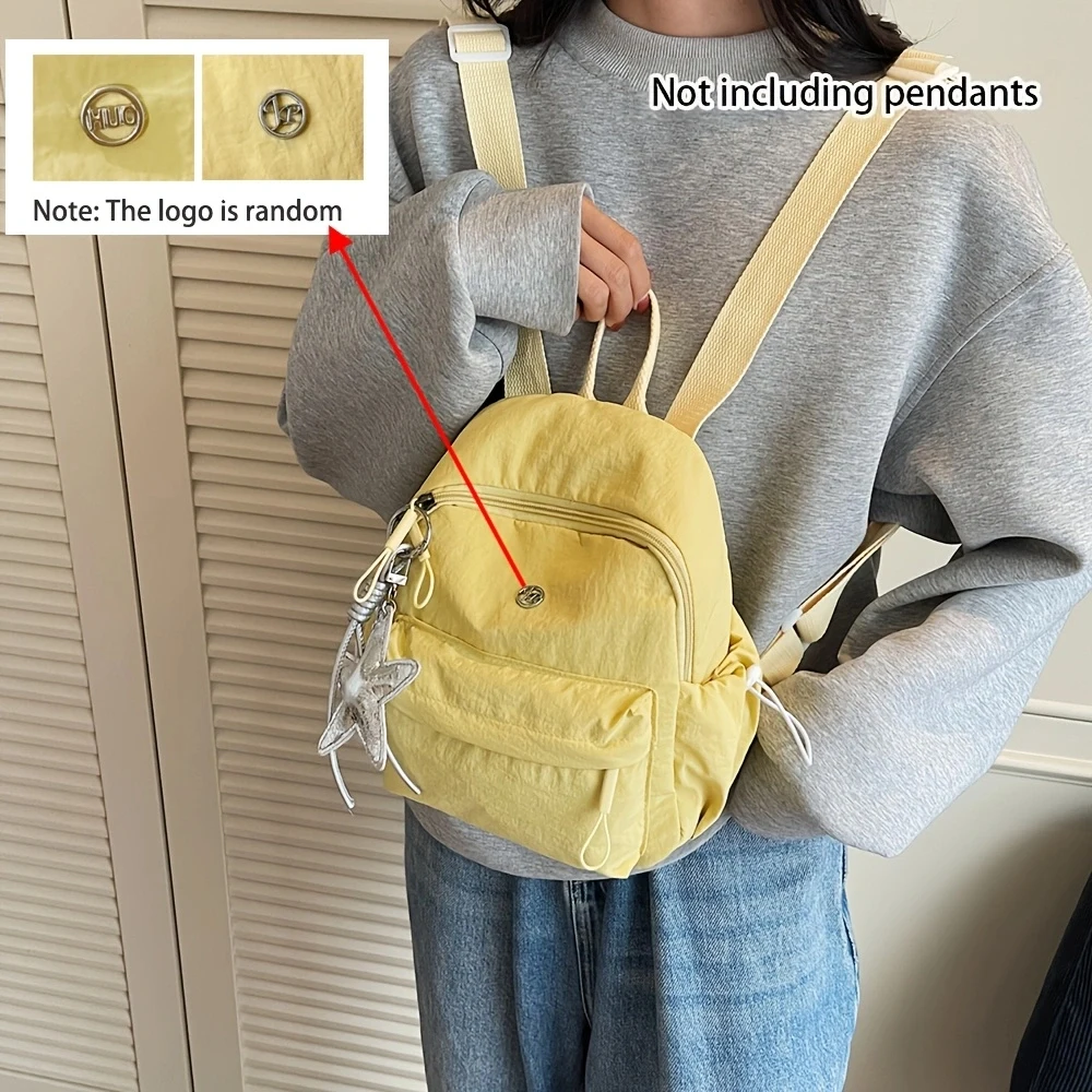 Moda feminina mochila edição coreana ins leve pequena mochila nova versátil lazer estilo universitário bolsa de viagem