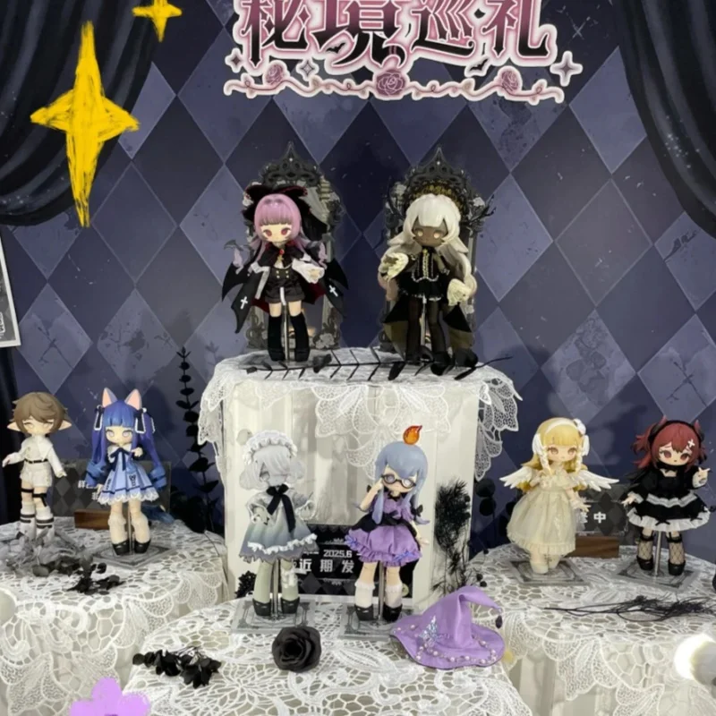 

Secret Realm Tour 12-Point BJD Action Figure - Blind Box Collectible Dolls Trendy Tabletop Ornaments Gift for Girls Festival