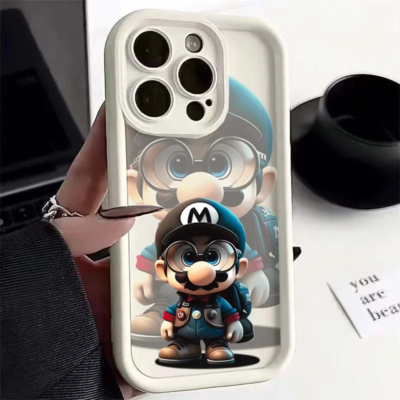 Чехол Cartoon Mario для OPPO Reno 13 Pro 13f 11 12 A3X A58 A78 A54 A74 A94 A95 Find X8 A5 F29 5G силиконовый противоударный Фото №3