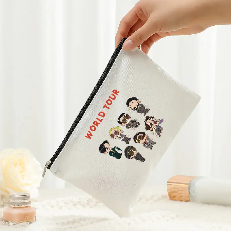 Arirang 2.0 World Tour 2026 Makeup Bags Fashion Foldable Storage Bag Travel Organizer Bags Kpop Fan Gift Lightweight Storage Bag