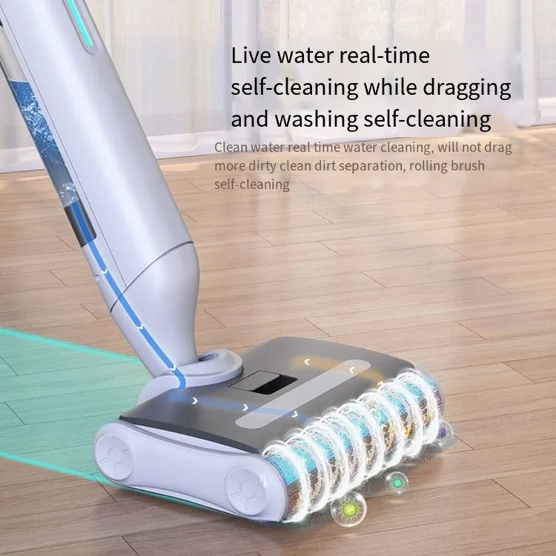 Household Floor Washing Machine Hand Holding Low Noise Wireless Intelligent Floor Self-cleaning Electric Machine