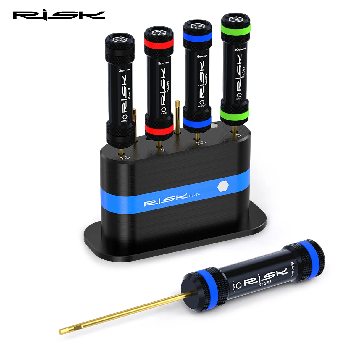 

RISK Bicycle Screwdriver Tool Wall Storage Rack Hexagonal Wrenches MTB Road Bike Oil Disc Brake Calipers Rear Derailleur Repair