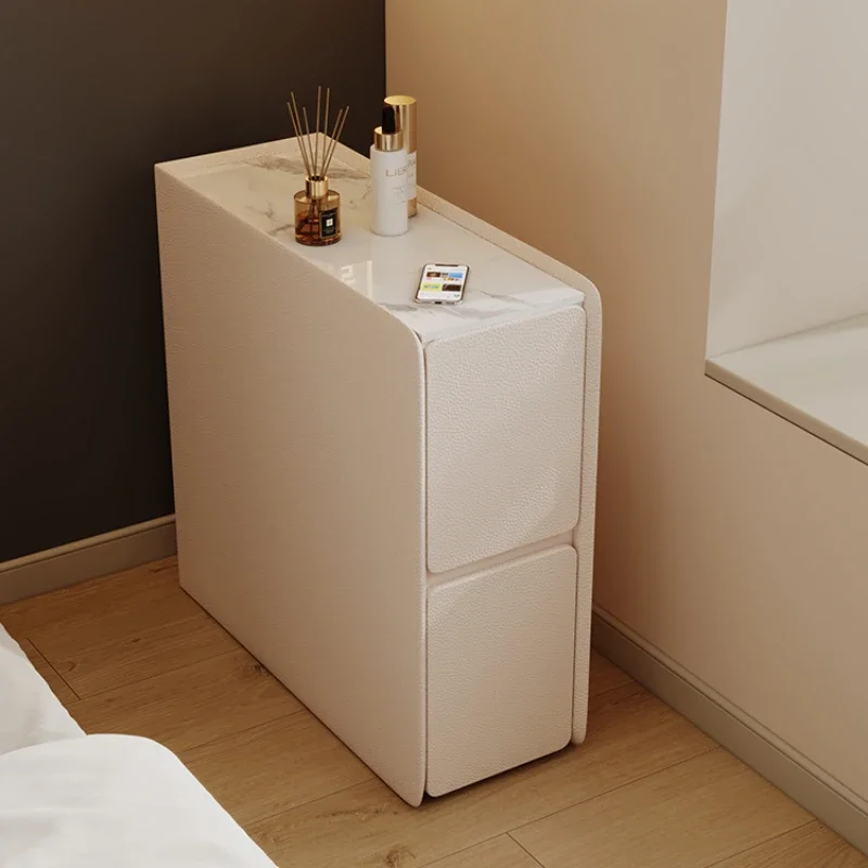 Bedside Cabinets Bedroom Storage Cabinet Created Room Change Bed Table Cabinets Storage White Beds Mesitas De Noche Furniture image 4