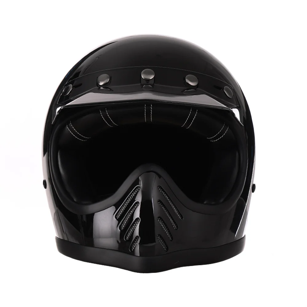 

2023 Hot Sale Fiberglass Retro Vintage Motorcycle Helmet Motobike Street Riding Cascos Safety Moto Touring Kask Casque Capacete