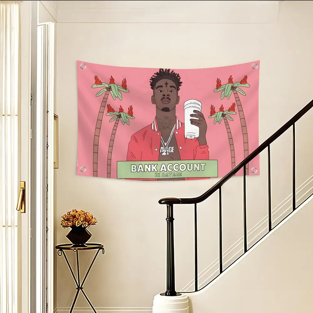 21 Savage can you do some for me Flags Custom Camping Outdoor Garden room Decor Backdrops Wall Art Family Gifts
