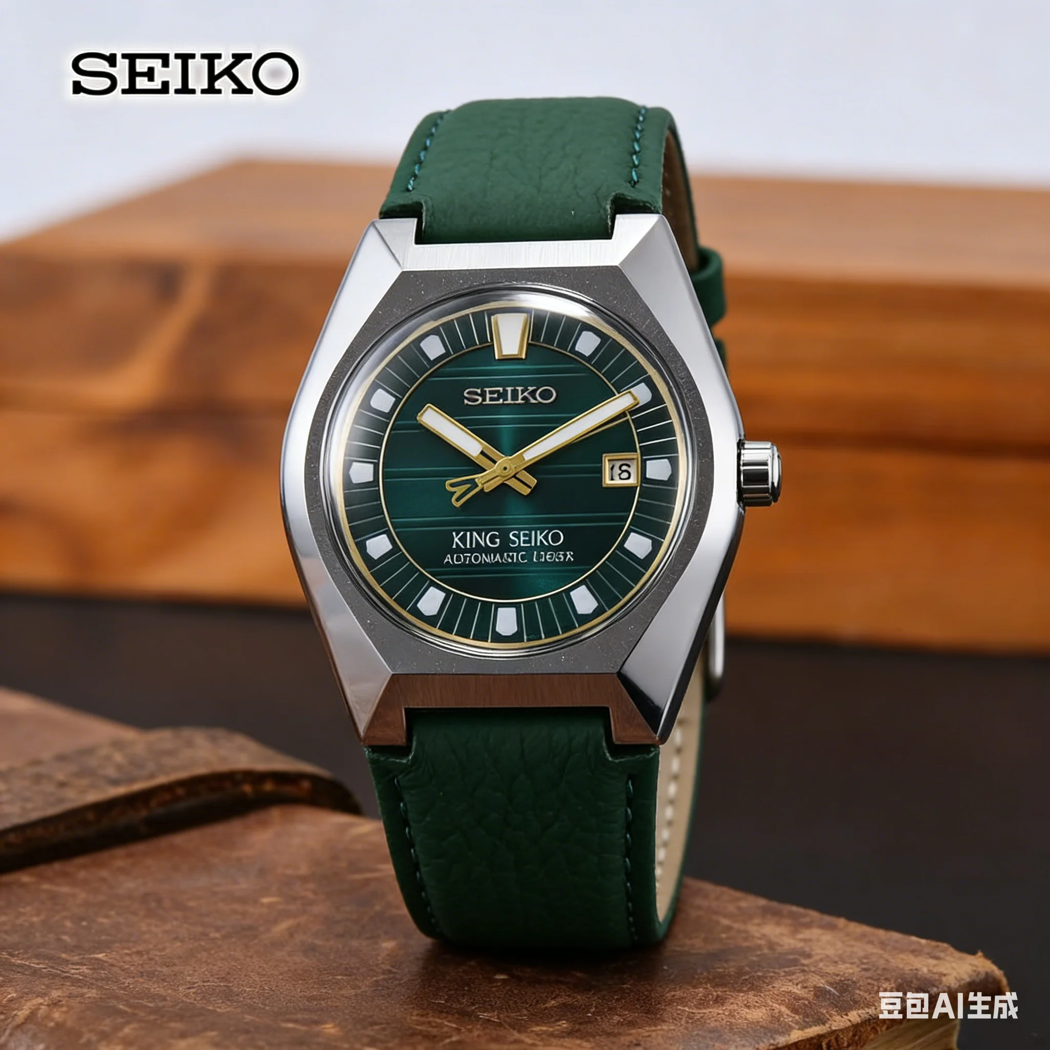 Reloj Seiko Unisex Impermeable Casual en Cuero