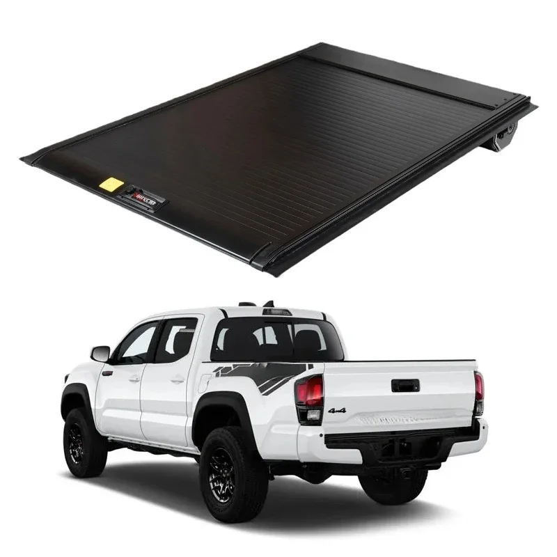 Heavy Manual Aluminum Retractle Truck Cover, Waterproof Roller Shutter For Short Bed Pickups