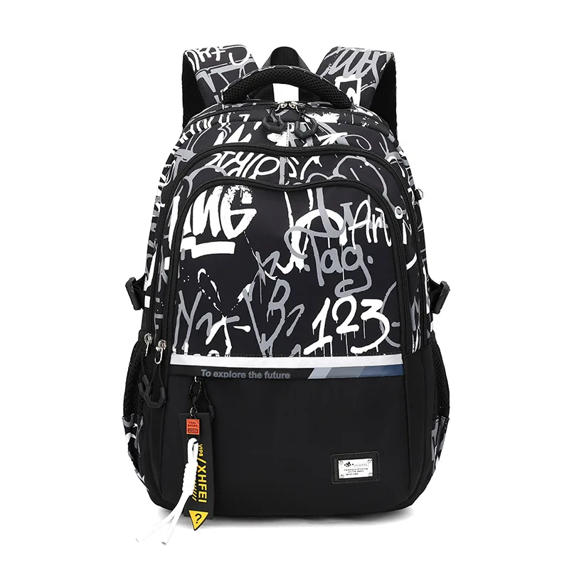 

Teenage Boys School Bags High Middle School Students Schoolbag Outdoor Travel backpack Big Student Laptop Backpack Teen Bookbag