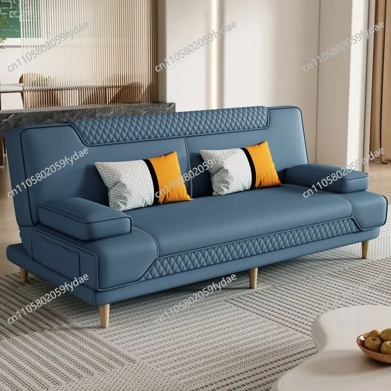 Stackable sofa bed dual-purpose latex apartment small apartment multi-functional double home living room fabric