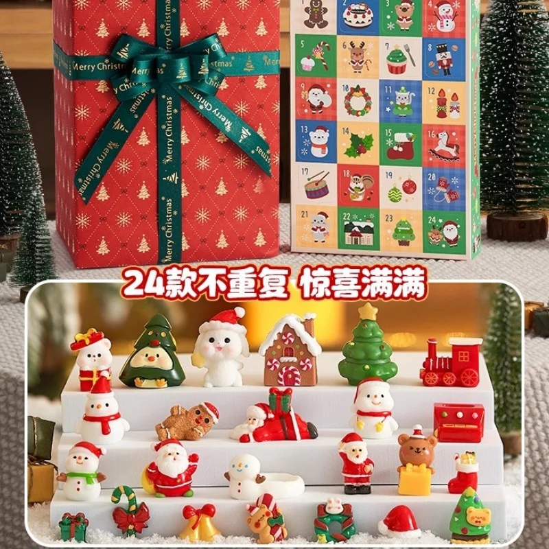 Christmas Countdown Calendar Hole Music Blind Box Santa Claus Small Gift Ornaments Children'S Poke Music Toys Christmas Gift view 3