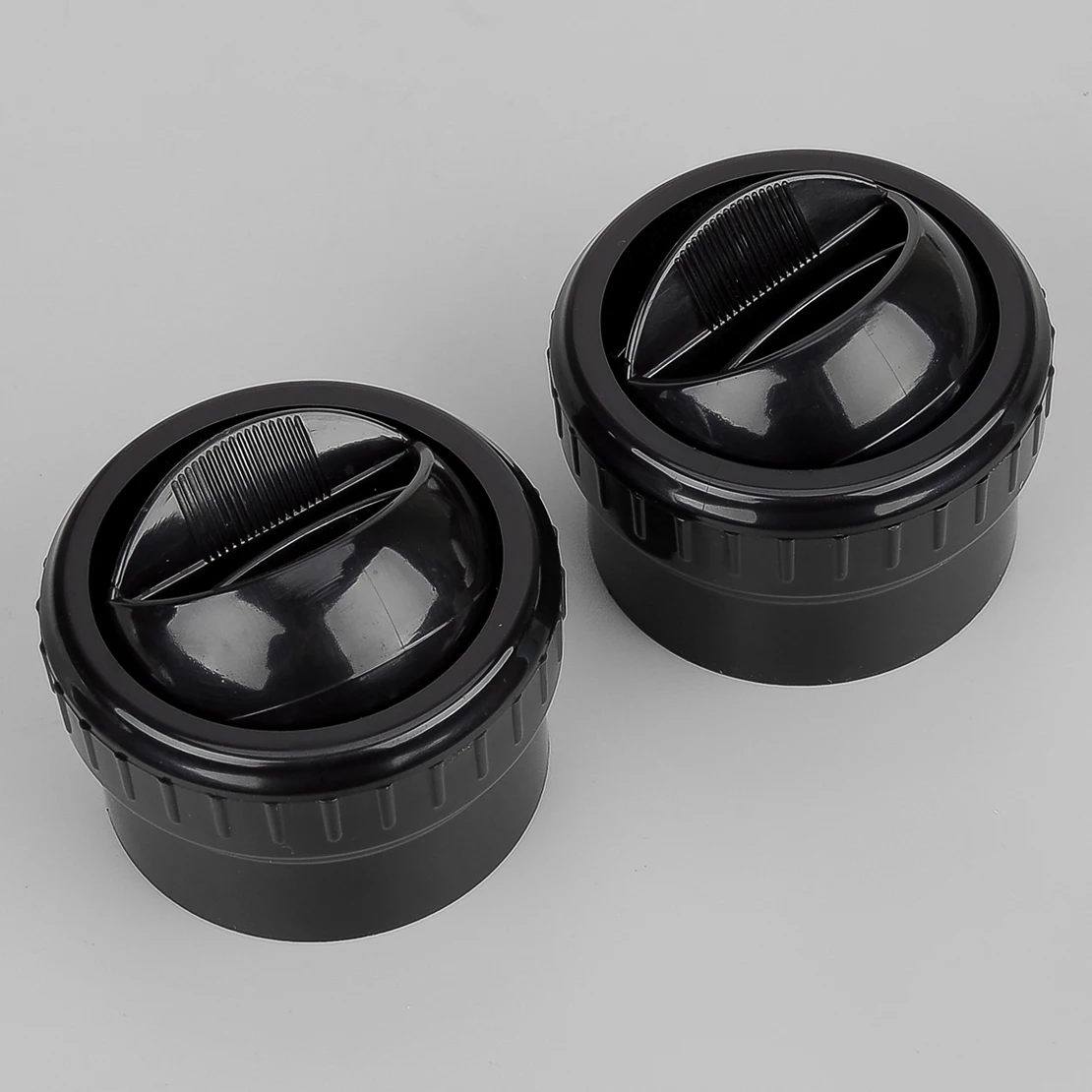 2pcs 61mm Round A/C Air Conditioning Outlet Vent For Marine Boat Yacht Bus Car Truck RV Black