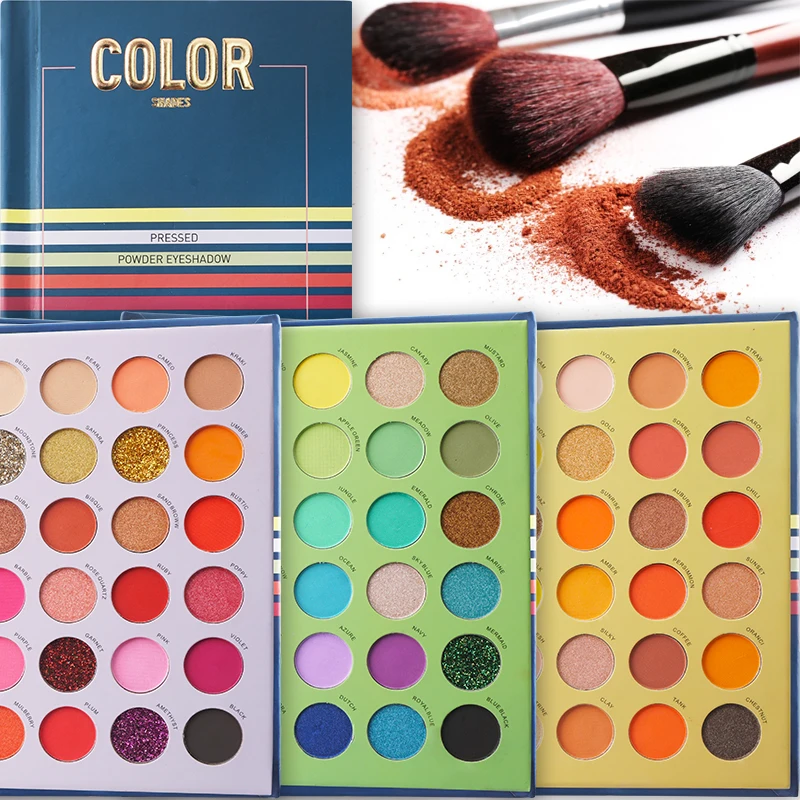 72 Colors Gliltter Eyeshadow Palette Matte Eye Shadow Pallete Shimmer Shine Nude Make Up Palette Set Kit Cosmetic Women Beauty