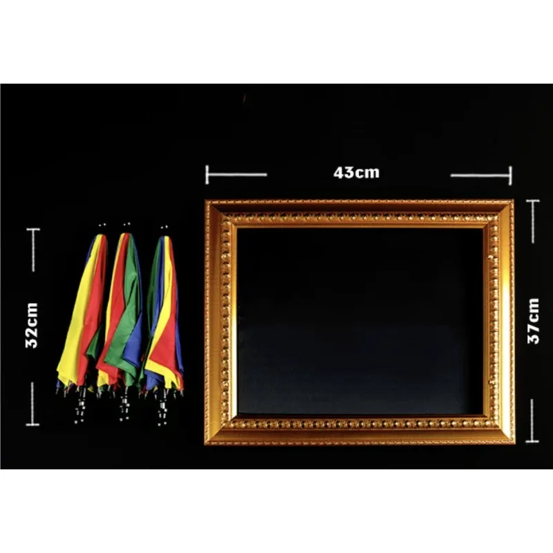 magic-frame-umbrella-production-illusion-prop-stage-magic-trick-easy-performance-professional-show-magic-props