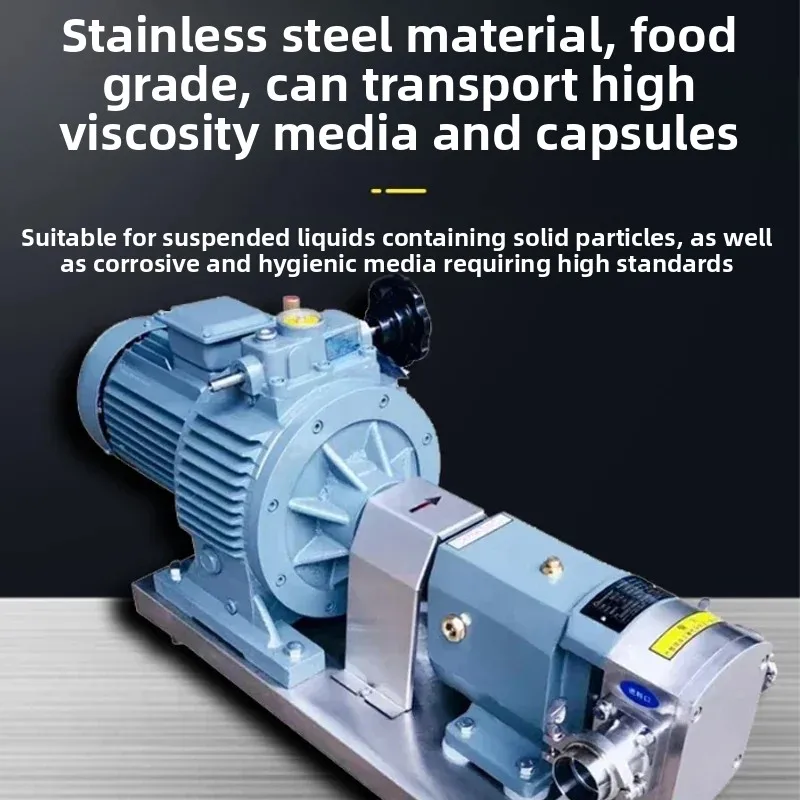 Food grade stainless steel high viscosity self-batter capsicum hot syrup pump