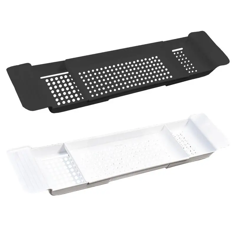 

Multi-Function Toilet And Bathroom Storage Rack Non-slip Bath Tray Shelf Tub Towel Storage Rack Shelf Kitchen Sink Drain Holders