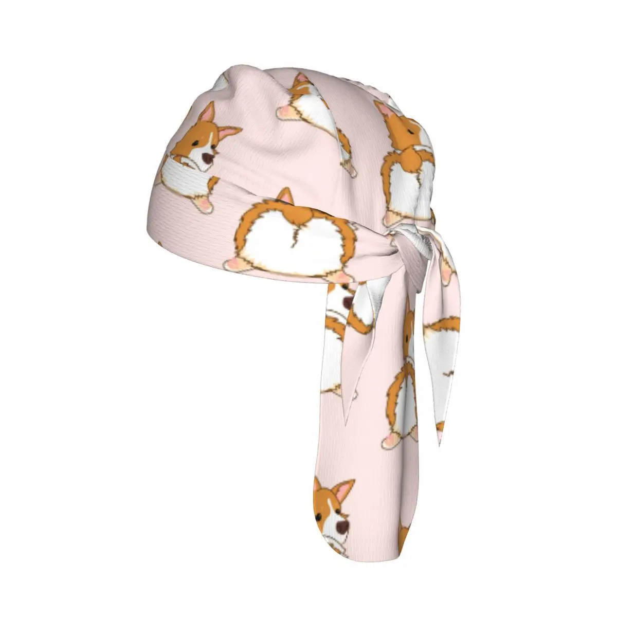 

Быстросохнущая шапка-бини с забавным принтом собаки корги, спортивная кепка для велоспорта, походов, кемпинга, головной платок-бандана