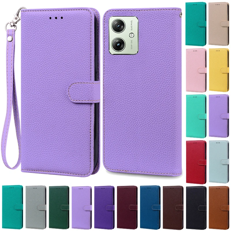 For Moto G54 5G Case Silicone MotoG54 XT-2343-1 Leather Flip Wallet Case For Motorola Moto G54 Phone Case Cover Coque Fundas