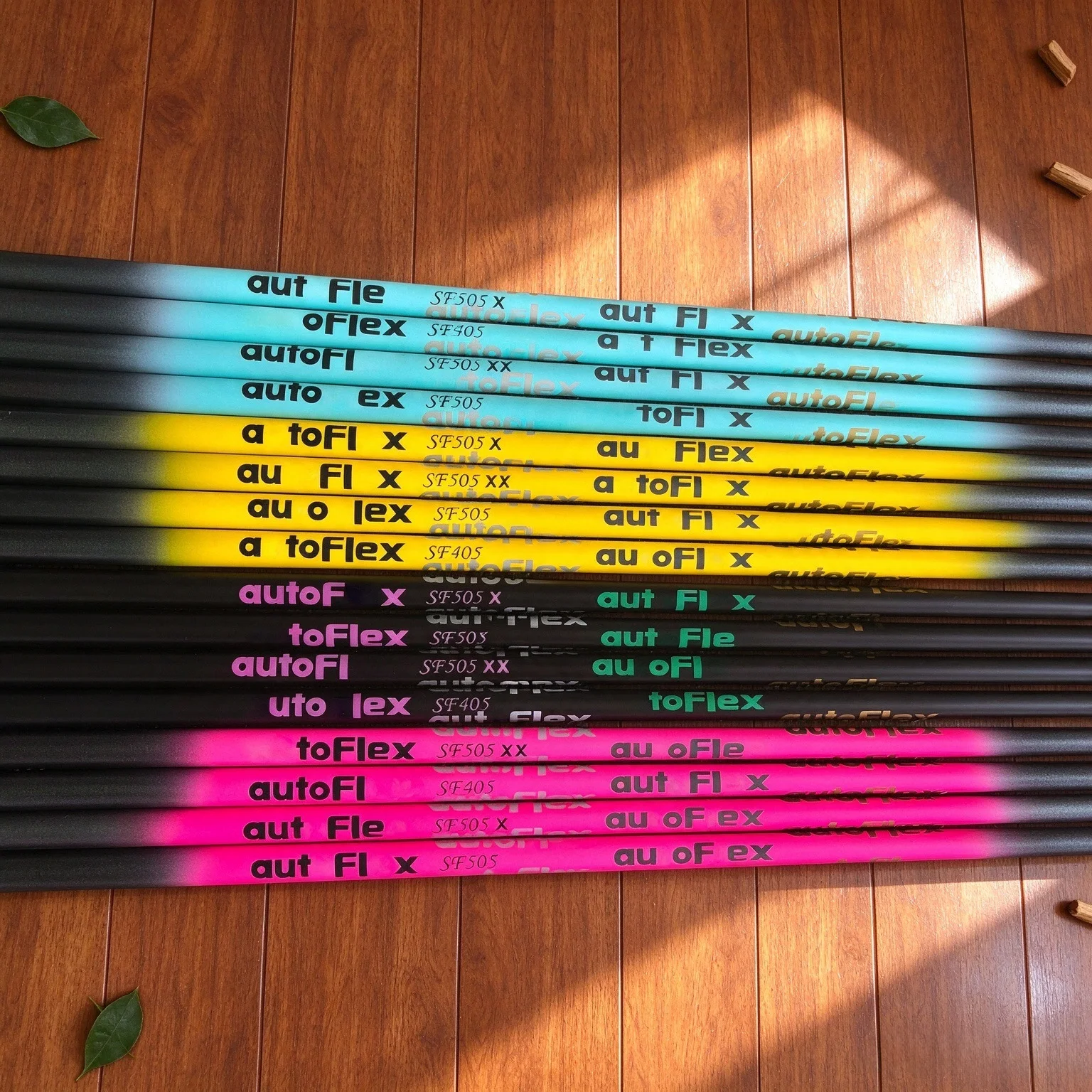 New Golf Carbon Fiber Iron Shafts 39inch 0.370 Tip Diameter, Lightweight, High Elasticity, Anti-Torsion, Long Distance Precision Ball Control, Sf405/Sf505/Sf505X/Sf505Xx Multiple Specifications, 4 Color Options Available, Iron Shaft Upgrade Replacement Shafts
