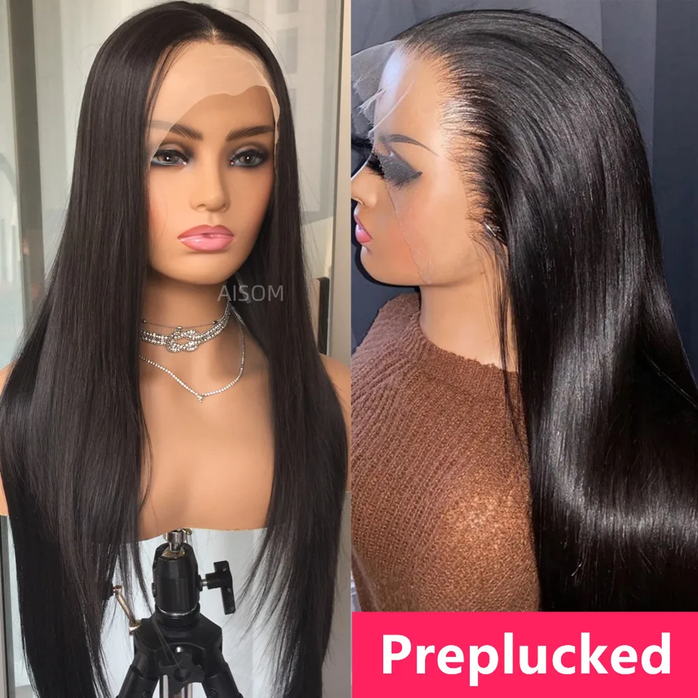 Lace Frontal Straight Lace Wigs for Women Synthetic Lace Wig 13x4