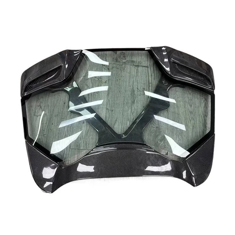 

Carbon Fiber Transparent Rear Engine Hood 488 Spider F142M Fitment High Quality