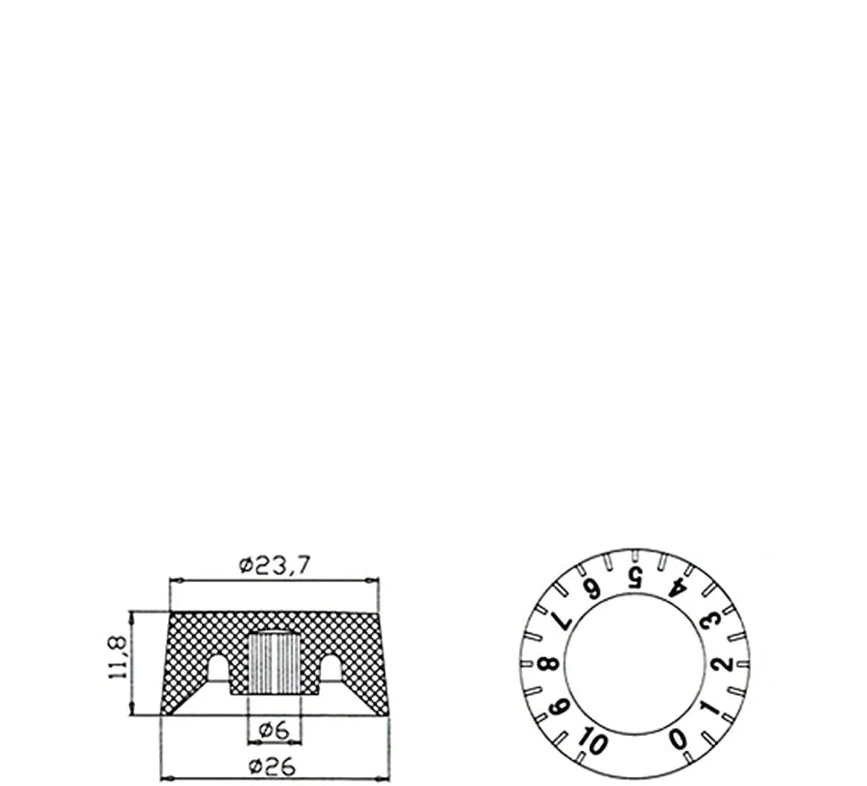 4Pcs Skull Head Electric Guitar Bass Knobs Speed Volume Tone Control Knobs Gold #5