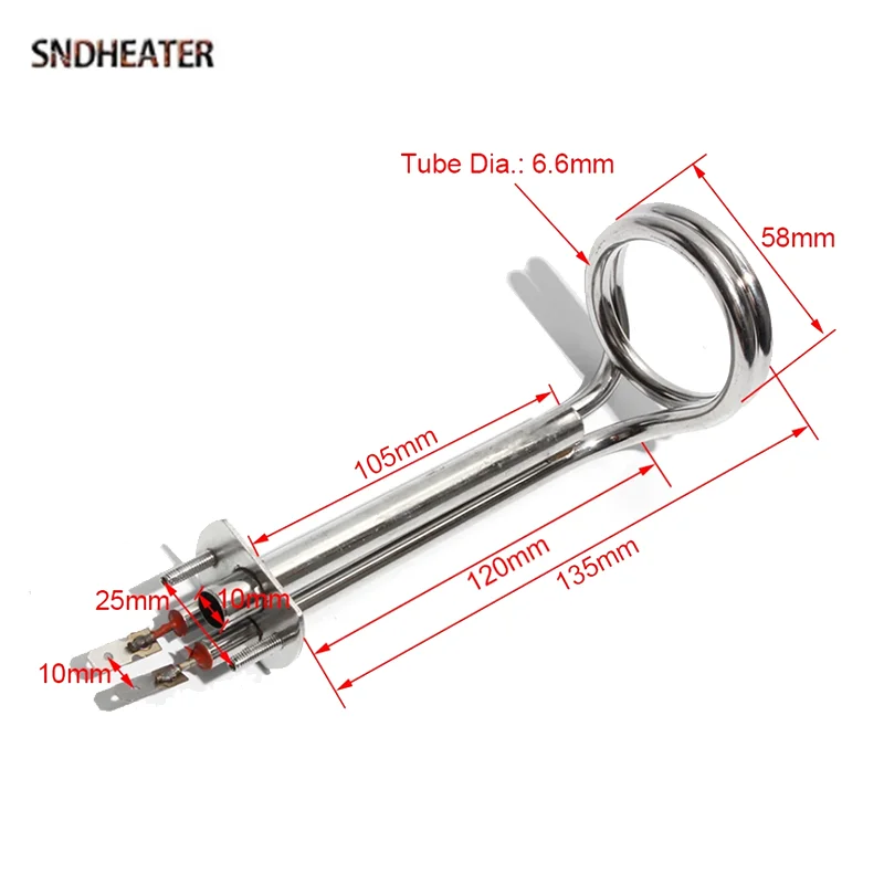 SNDHEATER 220V 750W Electric Heating Element Medical Instrument Heater Spare Parts with Thermostat Probe for Beauty Care Machine