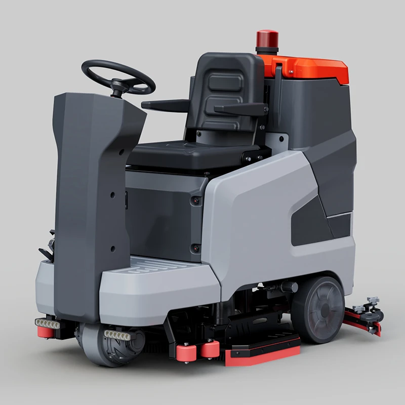 forHospital Ride On Road Clean Sweeper Auto Floor Cleaning Machine Street Scrubber With Ce