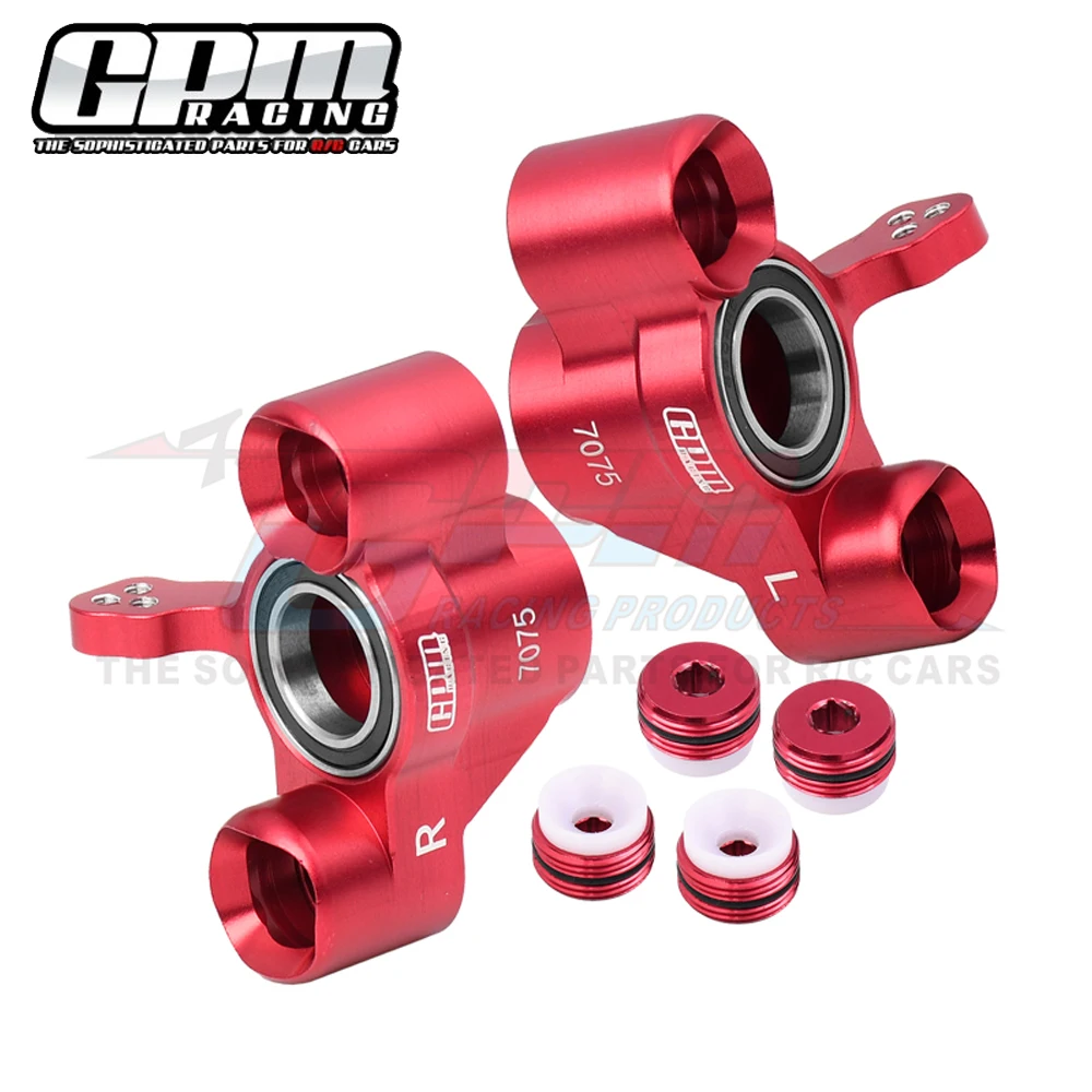 GPM Metal Alloy Front Steering Block Steering Cup Hub AR330505 for ARRMA 1/7 Big Rock 1/8 Kraton Notorious Outcast EXB 6S RC Car