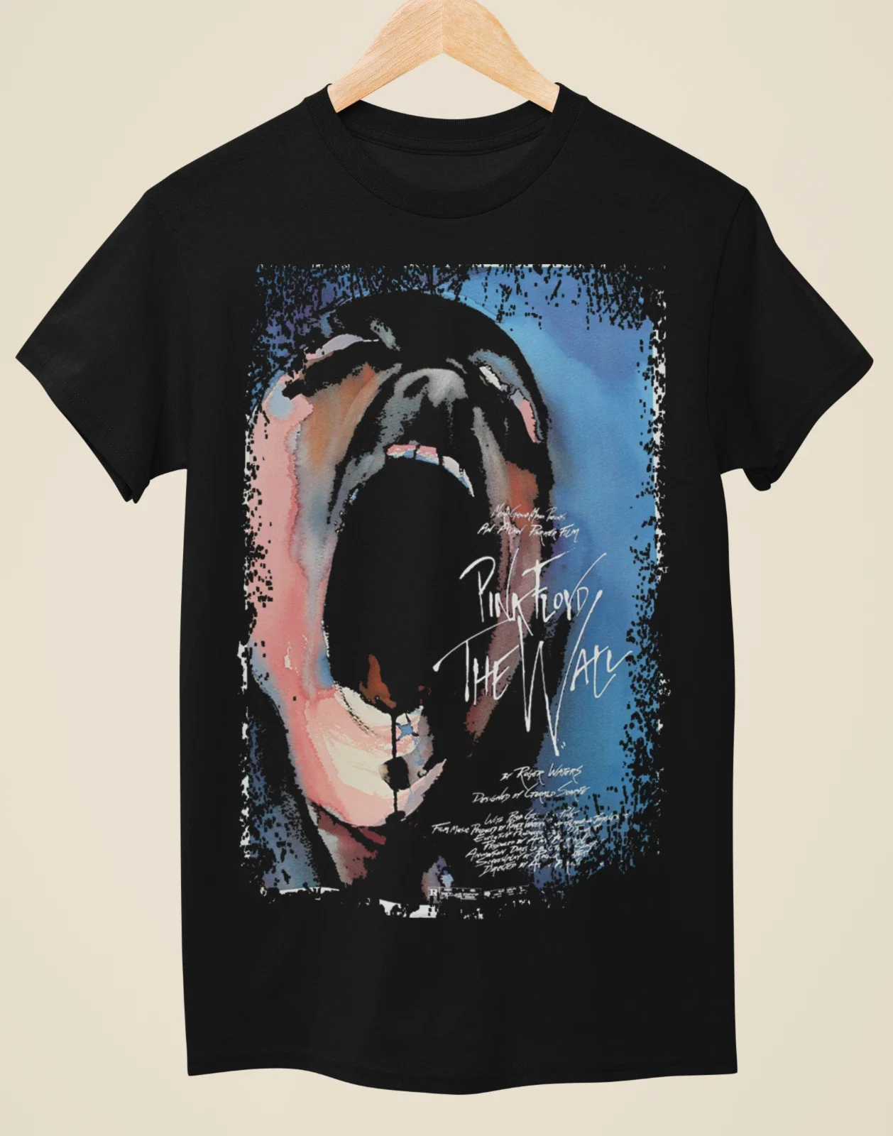 

Мужская и женская свободная футболка с короткими рукавами Pink Floyd The Wall с графическим принтом для повседневной одежды Роскошная одежда на все сезоны
