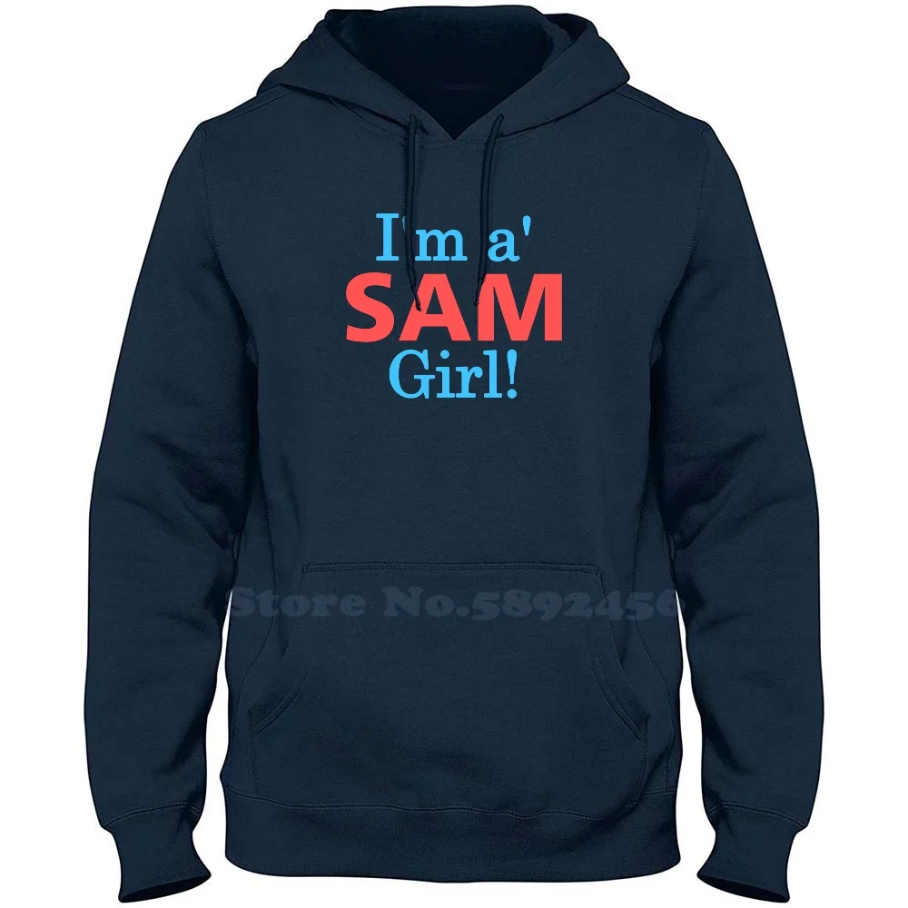 I'M A Sam Girl! 100% Pure Cotton Hoodie Josh Kiszka Jake Kiszka Sam Kiszka Danny Wagner Im A Jake Girl Im A Josh Girl Greta