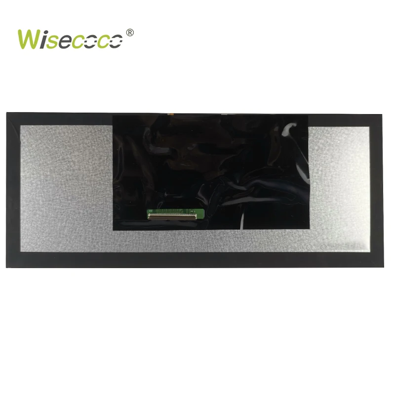 Imagem -02 - Wisecoco-tipo c Monitor Ips Ultra Wide Hd-mi Bar Display Lcd Widescreen Tela Sensível ao Toque de 123 1920x720