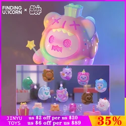Original ShinWoo Happy Birthday Series Blind Box Kawaii Anime Action Figure Cartoon Designer Doll Trendy Toys Girl Birthday Gift