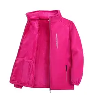Autumn Winter Polar Fleece Warm Coat Women Sweatshirt Outdoor Sports Casual Zipper Cardigan Jacket Top Slim Teenagers Couple - Image 4