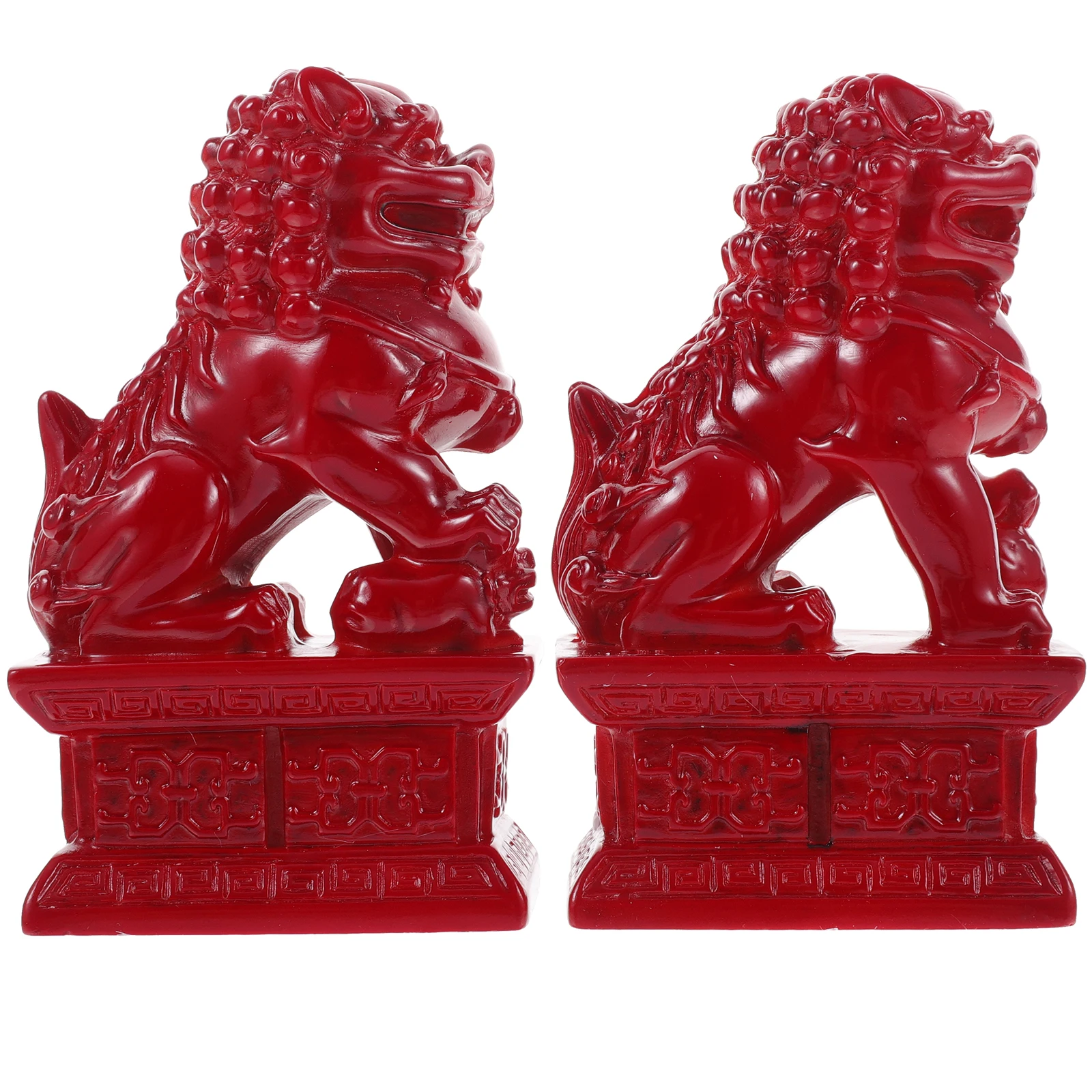 1 Pcs Lifelike Lion Shape Miniature Ornament, Resin Desktop Decoration, Tabletop Animal Decor