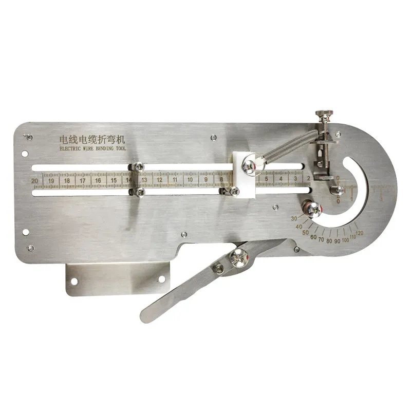 Cable Manual Bending Machine 2.5-25MM2 Iron Copper Wire Bender 30-120° Angle Adjustable Bending Tool