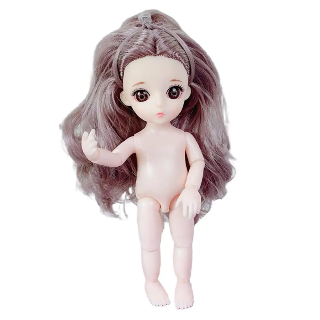 

Милые мини-куклы 1/12, обнаженные куклы-девочки, игрушки, 13 шарнирных подвижных частей тела куклы, аксессуары для девочек, подарок для детей