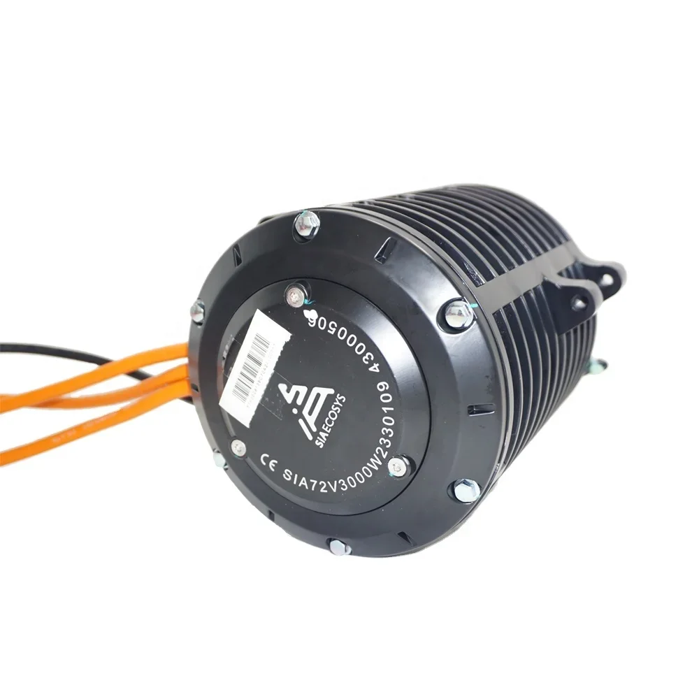 QSMOTOR 138 3000W V3 70H 5500W Max Continuous 72V 100KPH Mid Drive Motor Conversion Kit For Dirt Bike