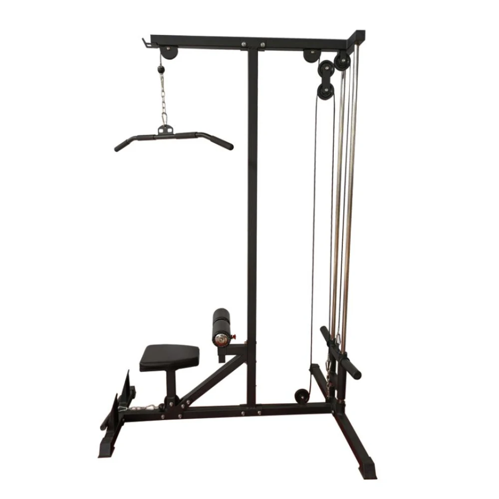 Lat Pull Down Machine Plate Loaded Home Fitness Equipment Professional Exercise Iso Lateral Rowing Machine