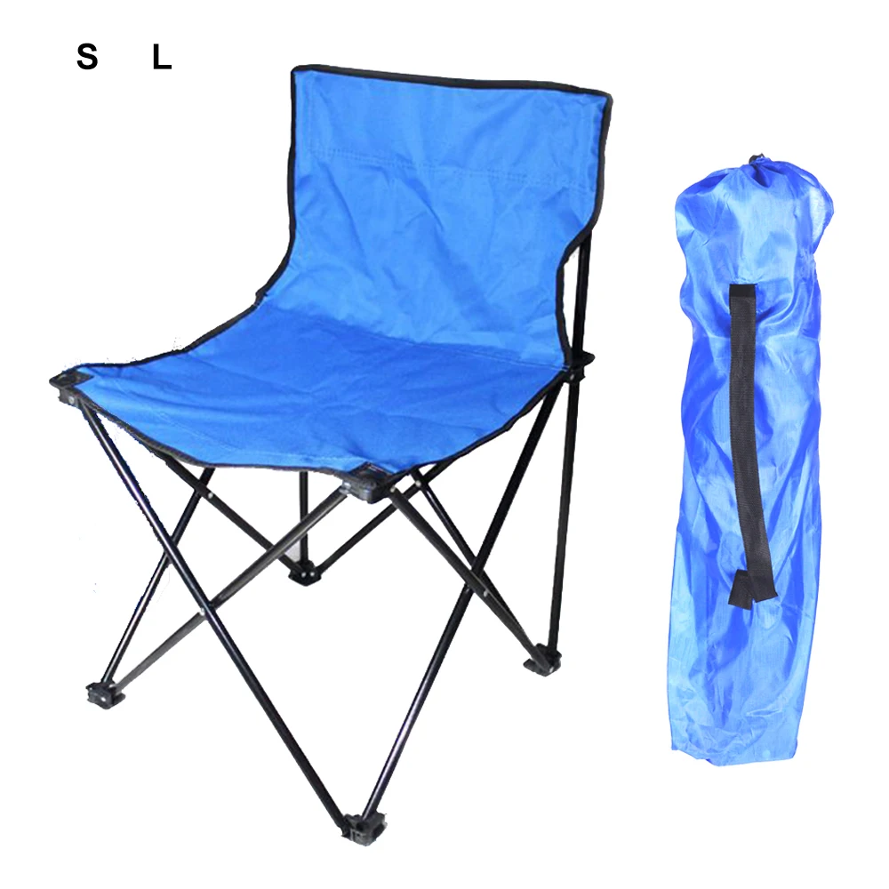 

HooRu Folding Backrest Fishing Chair Beach Portable Lounge Camping Chairs Outdoor Hiking Backpacking Lightweight Picnic Stool