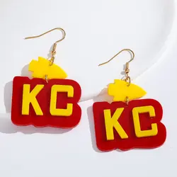 1 Pair Halloween Classic Fashion Acrylic Earrings Kc Sparkling Red Texture Fashion Jewellery Holiday Gifts